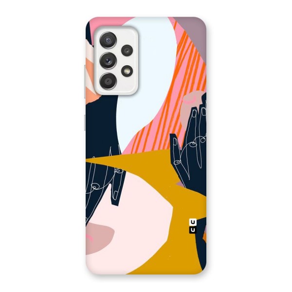 Abstract Hands Back Case for Galaxy A52