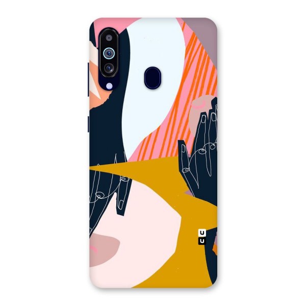 Abstract Hands Back Case for Galaxy A60