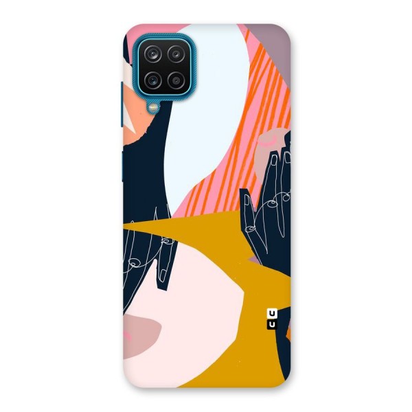 Abstract Hands Back Case for Galaxy F12