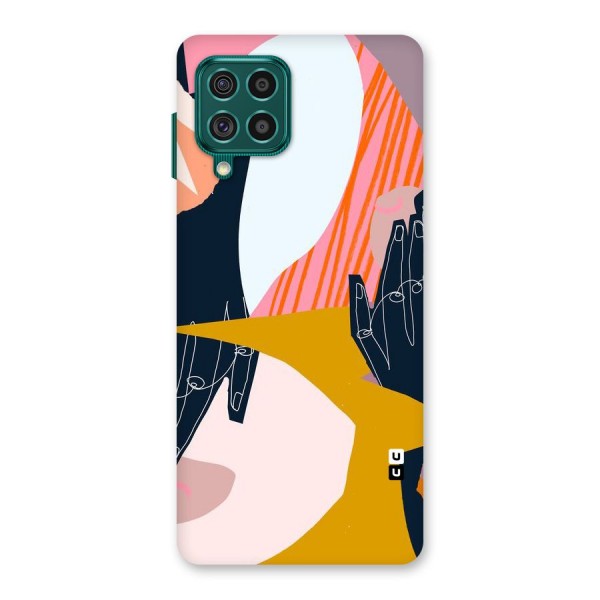 Abstract Hands Back Case for Galaxy F62