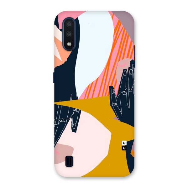 Abstract Hands Back Case for Galaxy M01