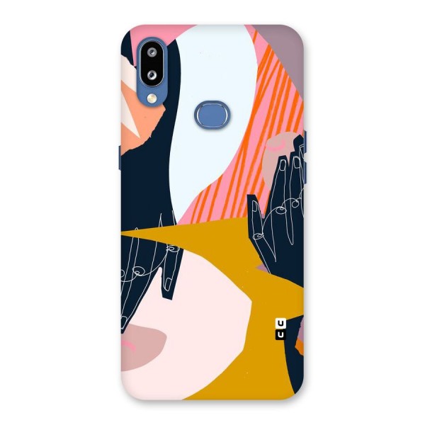 Abstract Hands Back Case for Galaxy M01s