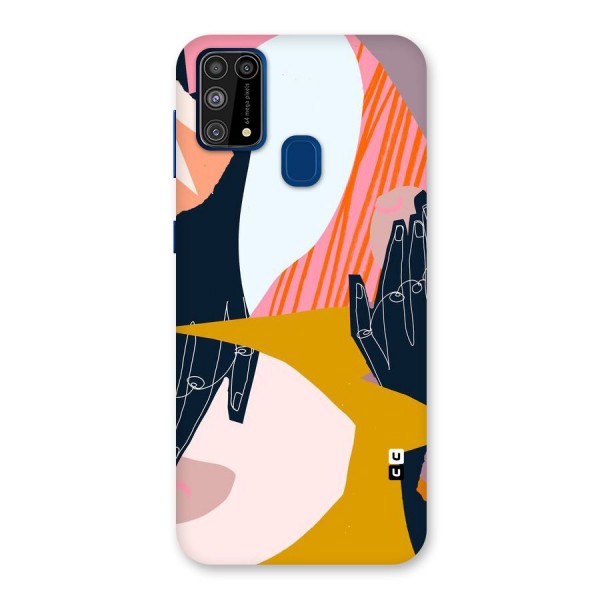 Abstract Hands Back Case for Galaxy M31