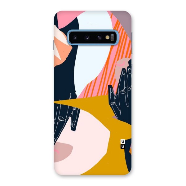 Abstract Hands Back Case for Galaxy S10