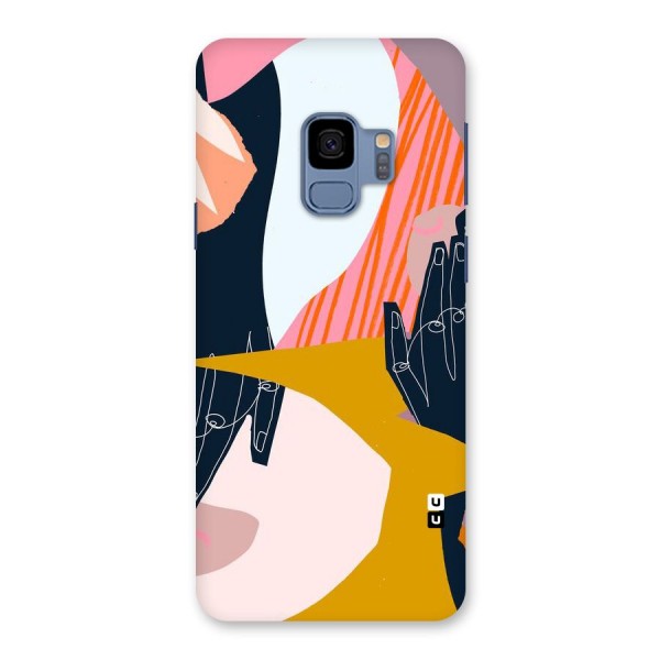 Abstract Hands Back Case for Galaxy S9