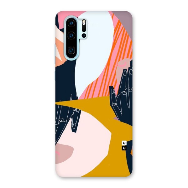 Abstract Hands Back Case for Huawei P30 Pro