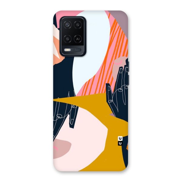 Abstract Hands Back Case for Oppo A54