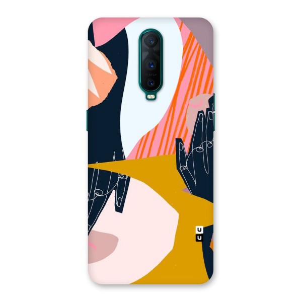 Abstract Hands Back Case for Oppo R17 Pro