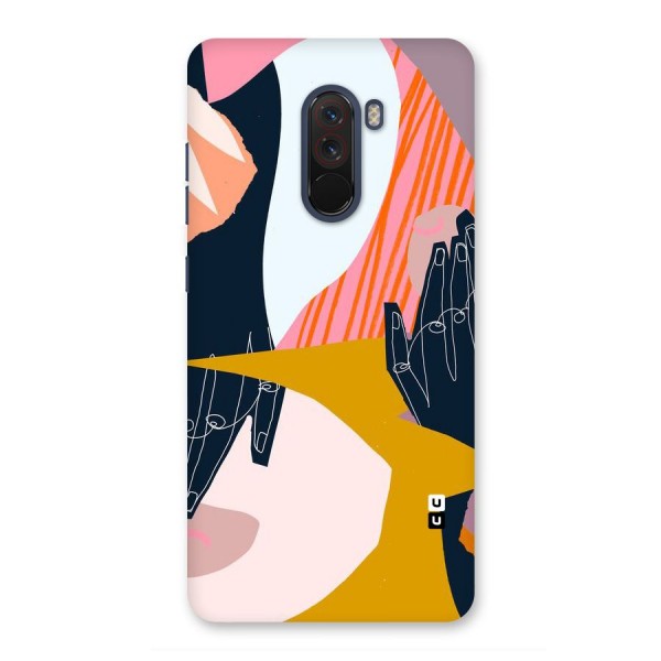 Abstract Hands Back Case for Poco F1