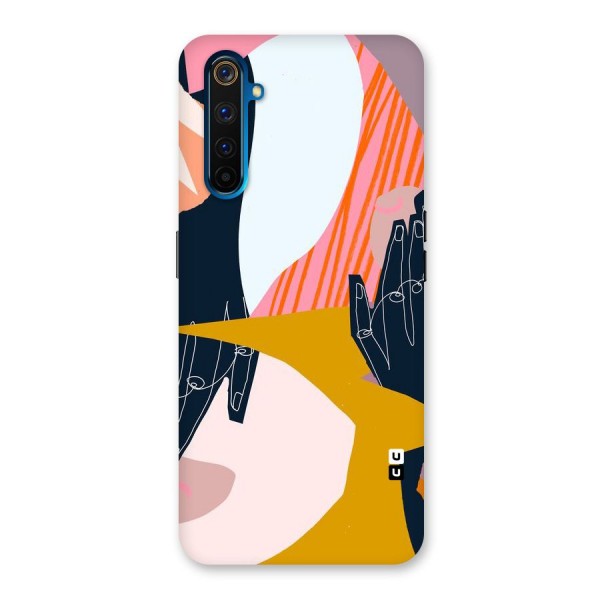 Abstract Hands Back Case for Realme 6 Pro