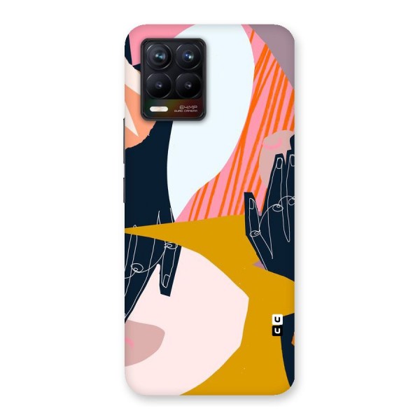 Abstract Hands Back Case for Realme 8