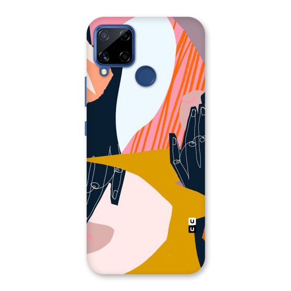 Abstract Hands Back Case for Realme C12