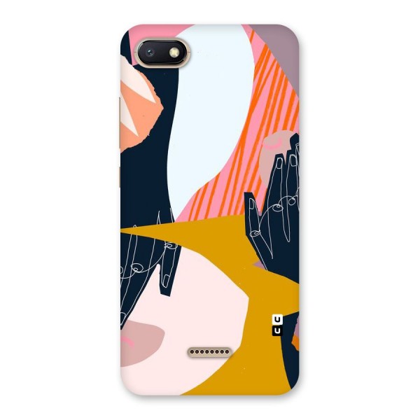 Abstract Hands Back Case for Redmi 6A