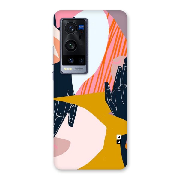 Abstract Hands Back Case for Vivo X60 Pro Plus