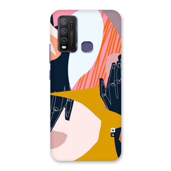 Abstract Hands Back Case for Vivo Y30