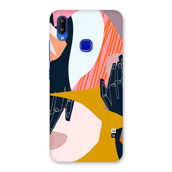 Abstract Hands Back Case for Vivo Y91