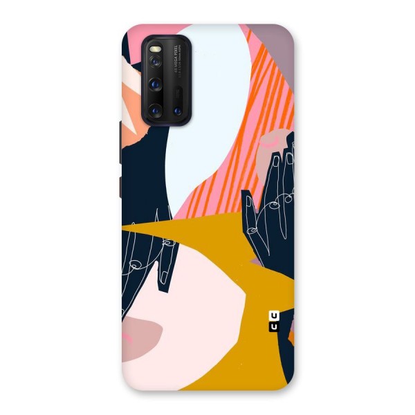 Abstract Hands Back Case for Vivo iQOO 3