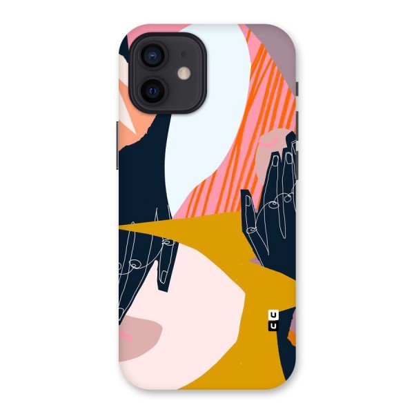 Abstract Hands Back Case for iPhone 12