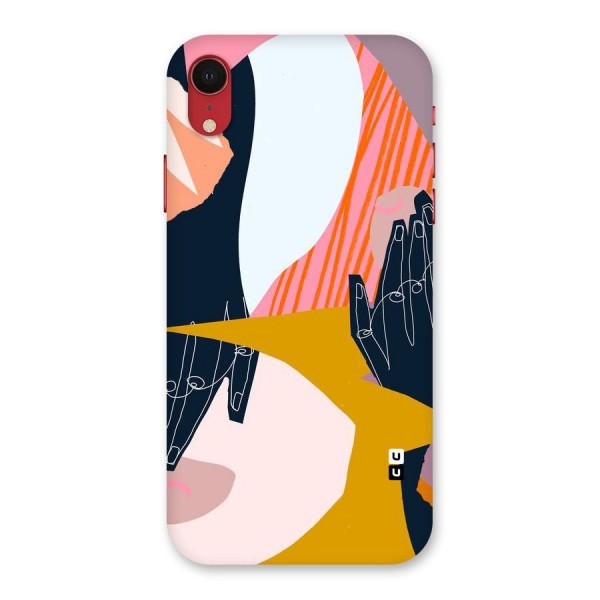 Abstract Hands Back Case for iPhone XR