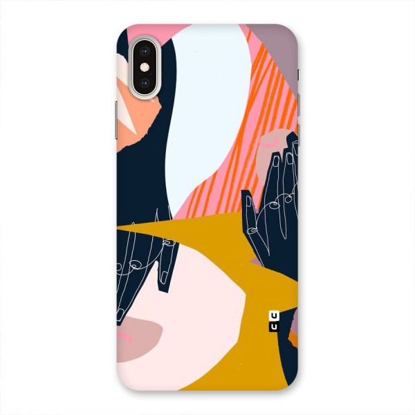 Abstract Hands Back Case for iPhone XS Max