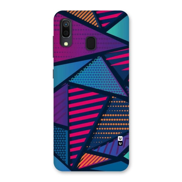 Abstract Lines Polka Back Case for Galaxy A20