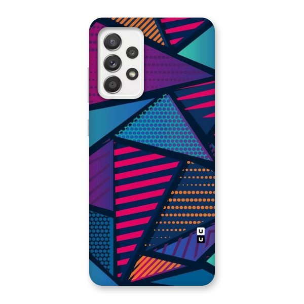 Abstract Lines Polka Back Case for Galaxy A52