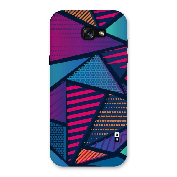 Abstract Lines Polka Back Case for Galaxy A7 (2017)