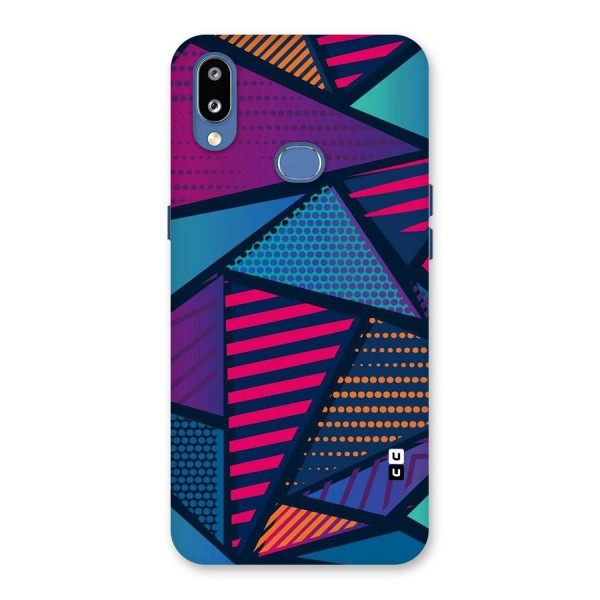 Abstract Lines Polka Back Case for Galaxy M01s