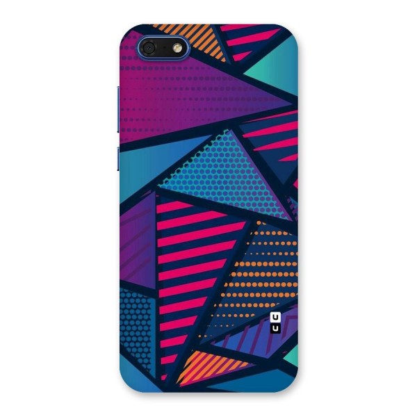 Abstract Lines Polka Back Case for Honor 7s