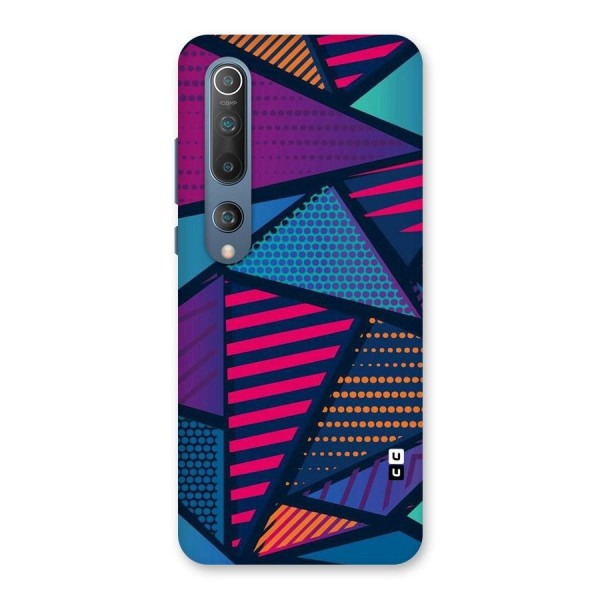 Abstract Lines Polka Back Case for Mi 10