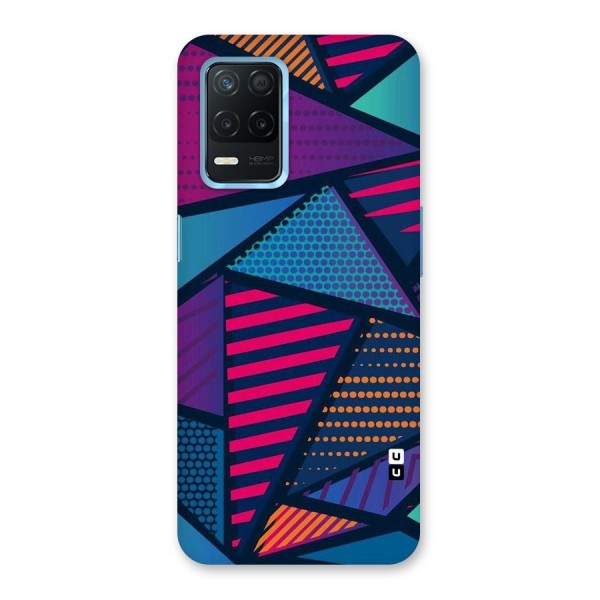 Abstract Lines Polka Back Case for Realme 8s 5G