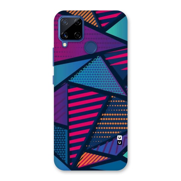 Abstract Lines Polka Back Case for Realme C12