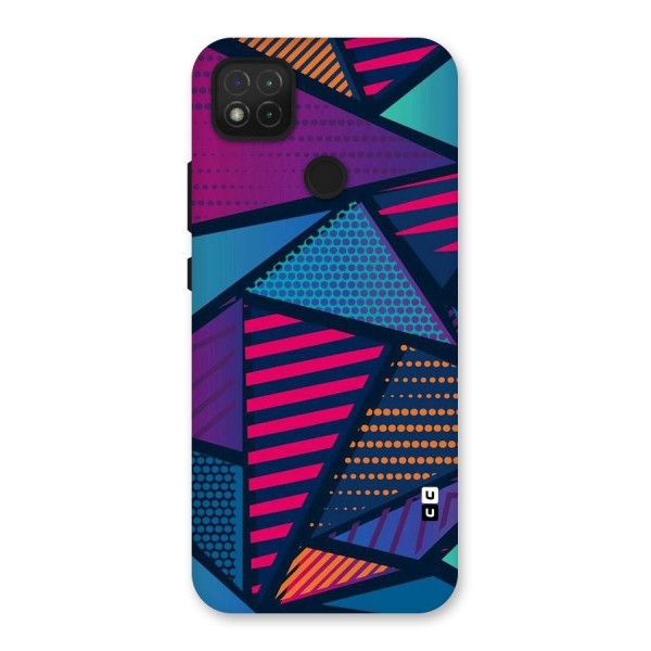 Abstract Lines Polka Back Case for Redmi 9C