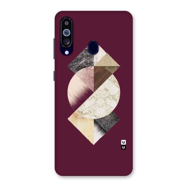 Abstract Marble Pattern Back Case for Galaxy A60