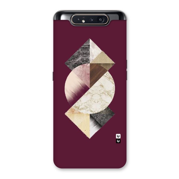 Abstract Marble Pattern Back Case for Galaxy A80