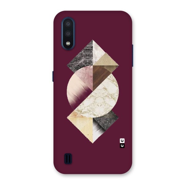 Abstract Marble Pattern Back Case for Galaxy M01