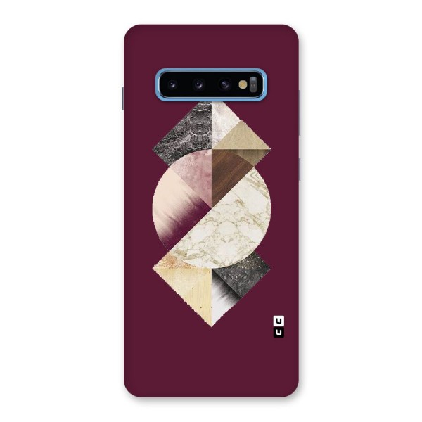 Abstract Marble Pattern Back Case for Galaxy S10 Plus