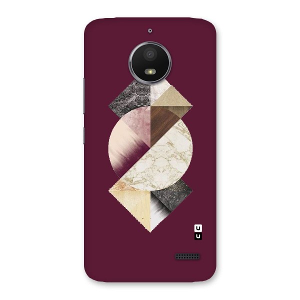 Abstract Marble Pattern Back Case for Moto E4