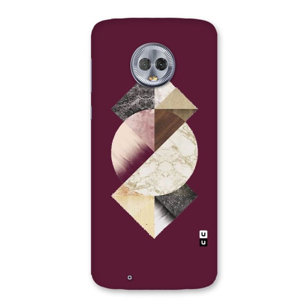 Abstract Marble Pattern Back Case for Moto G6