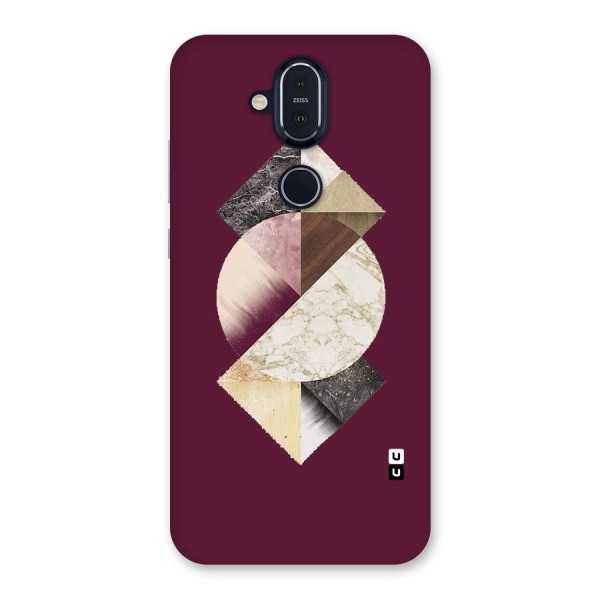 Abstract Marble Pattern Back Case for Nokia 8.1