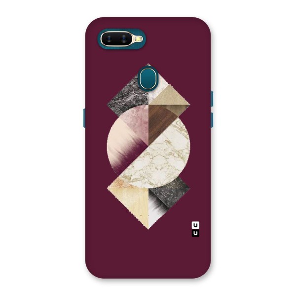 Abstract Marble Pattern Back Case for Oppo A12