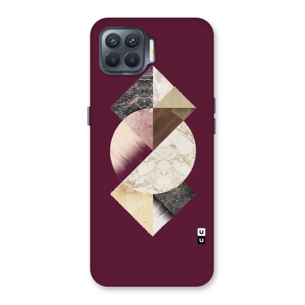 Abstract Marble Pattern Back Case for Oppo F17 Pro