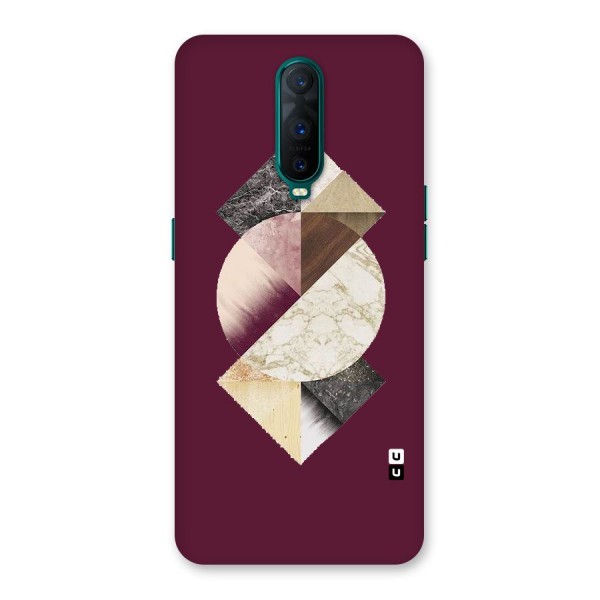 Abstract Marble Pattern Back Case for Oppo R17 Pro