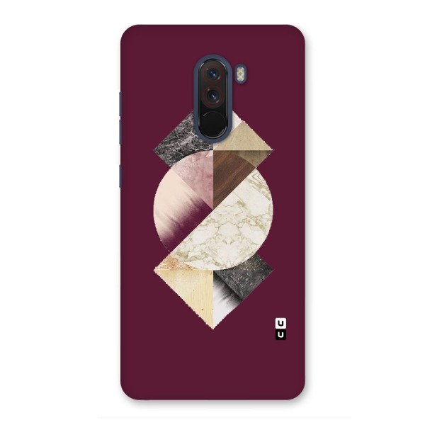 Abstract Marble Pattern Back Case for Poco F1