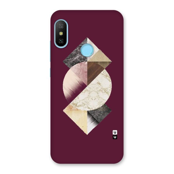 Abstract Marble Pattern Back Case for Redmi 6 Pro