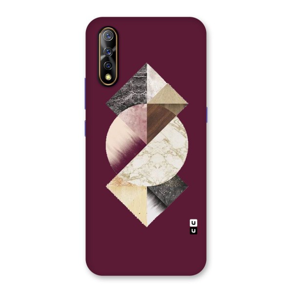 Abstract Marble Pattern Back Case for Vivo S1