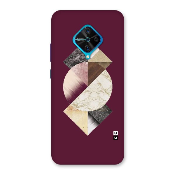 Abstract Marble Pattern Back Case for Vivo S1 Pro