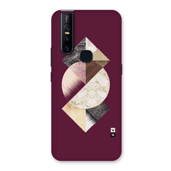 Abstract Marble Pattern Back Case for Vivo V15