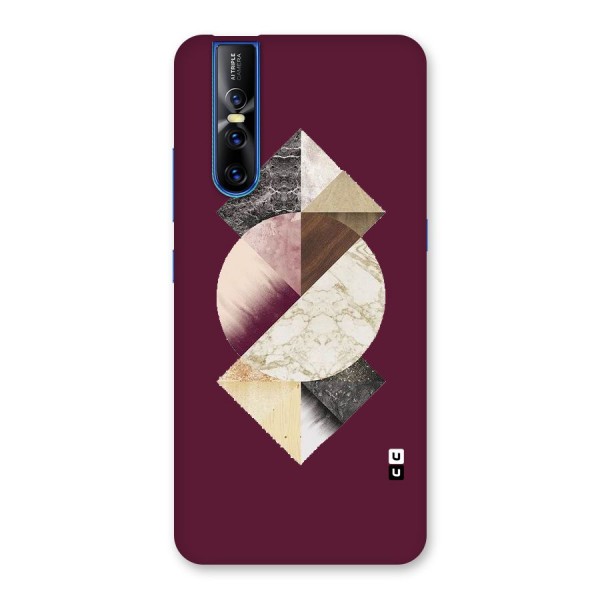 Abstract Marble Pattern Back Case for Vivo V15 Pro