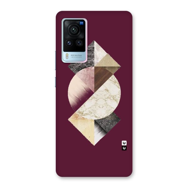 Abstract Marble Pattern Back Case for Vivo X60 Pro